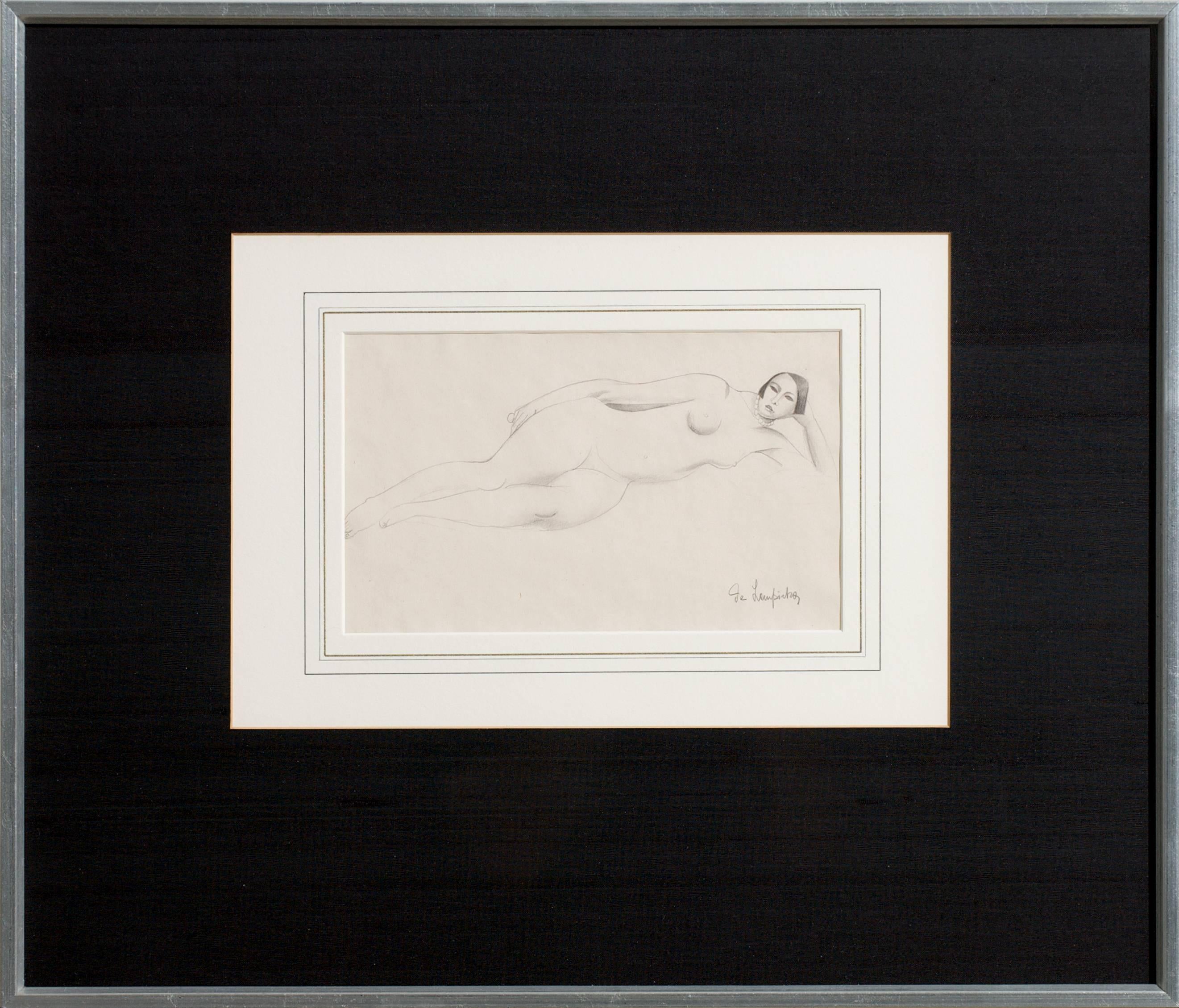Untitled - Nude  - Art by Tamara De Lempicka