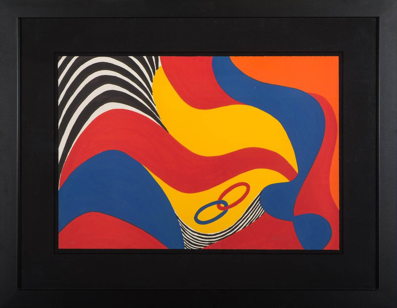 Alexander Calder Abstract Print - Flying Colors 
