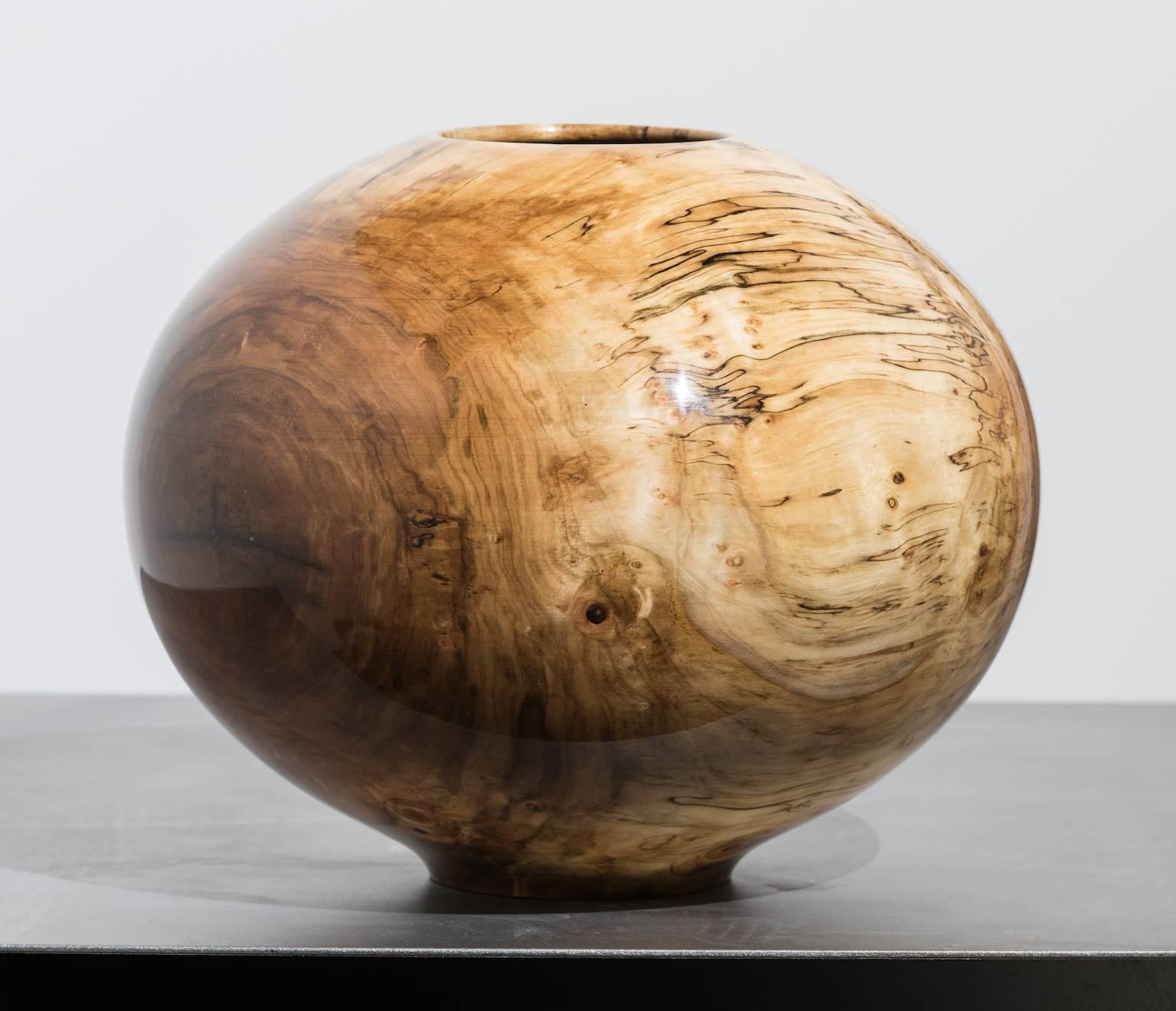 Spalted Silver Maple 351 - Sculpture by Philip Moulthrop