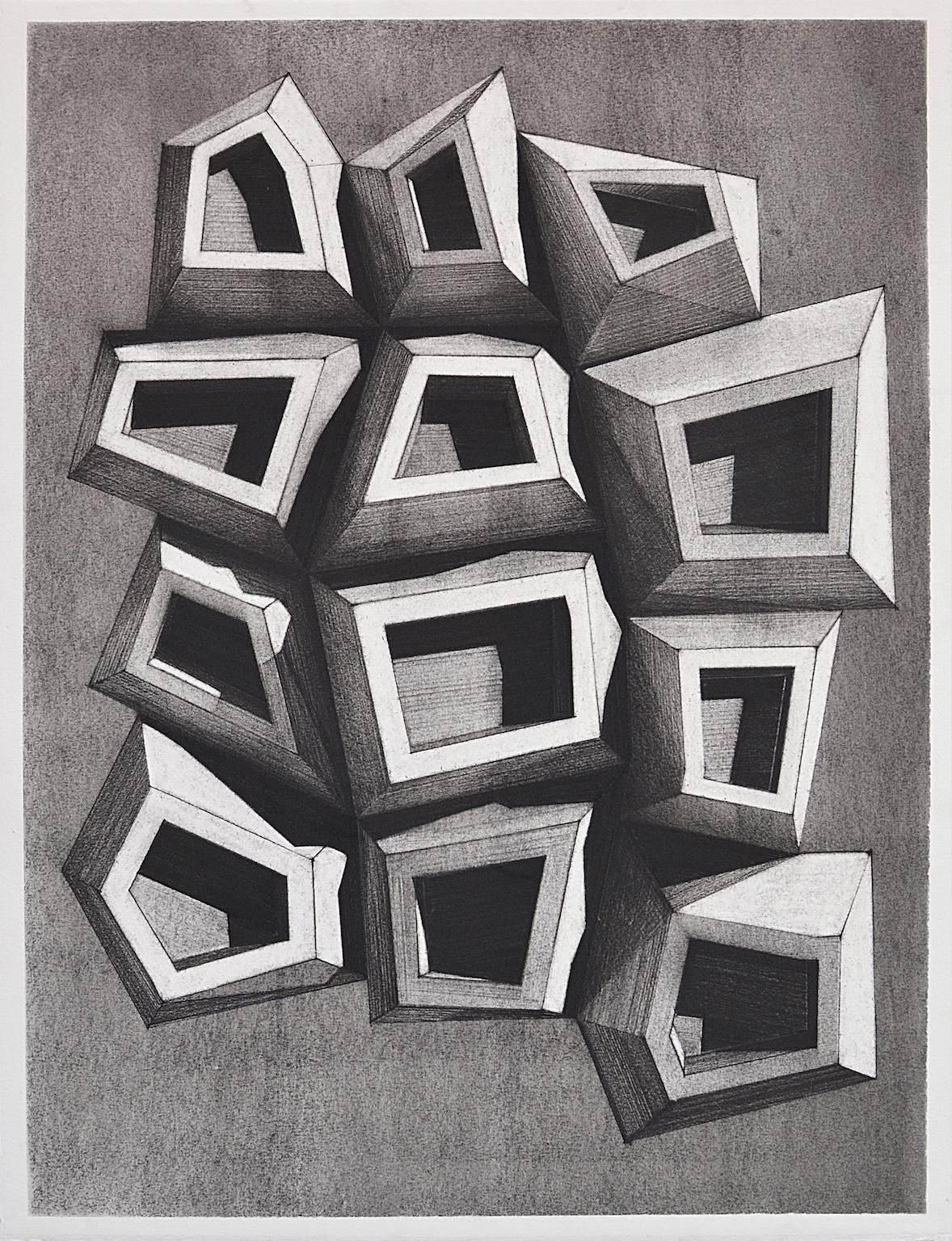 Travis Rice Abstract Drawing - Warped Lewitt