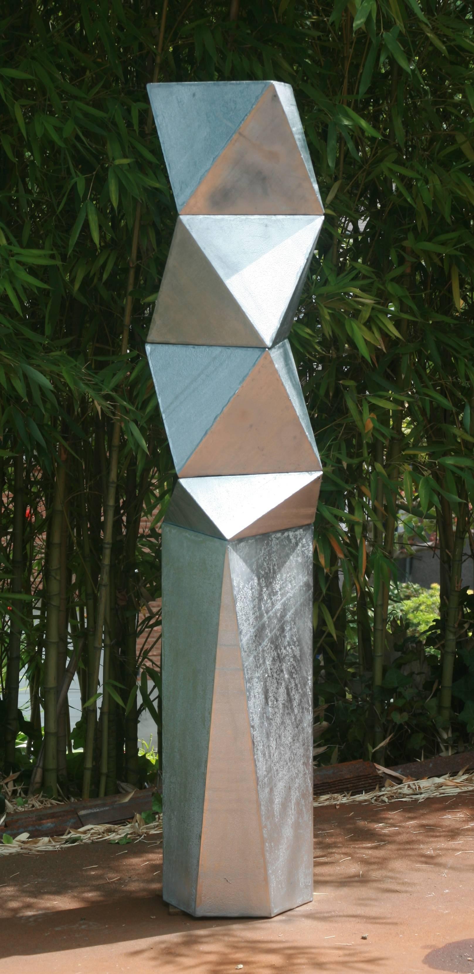 Peter Millett Abstract Sculpture - Silver Gal