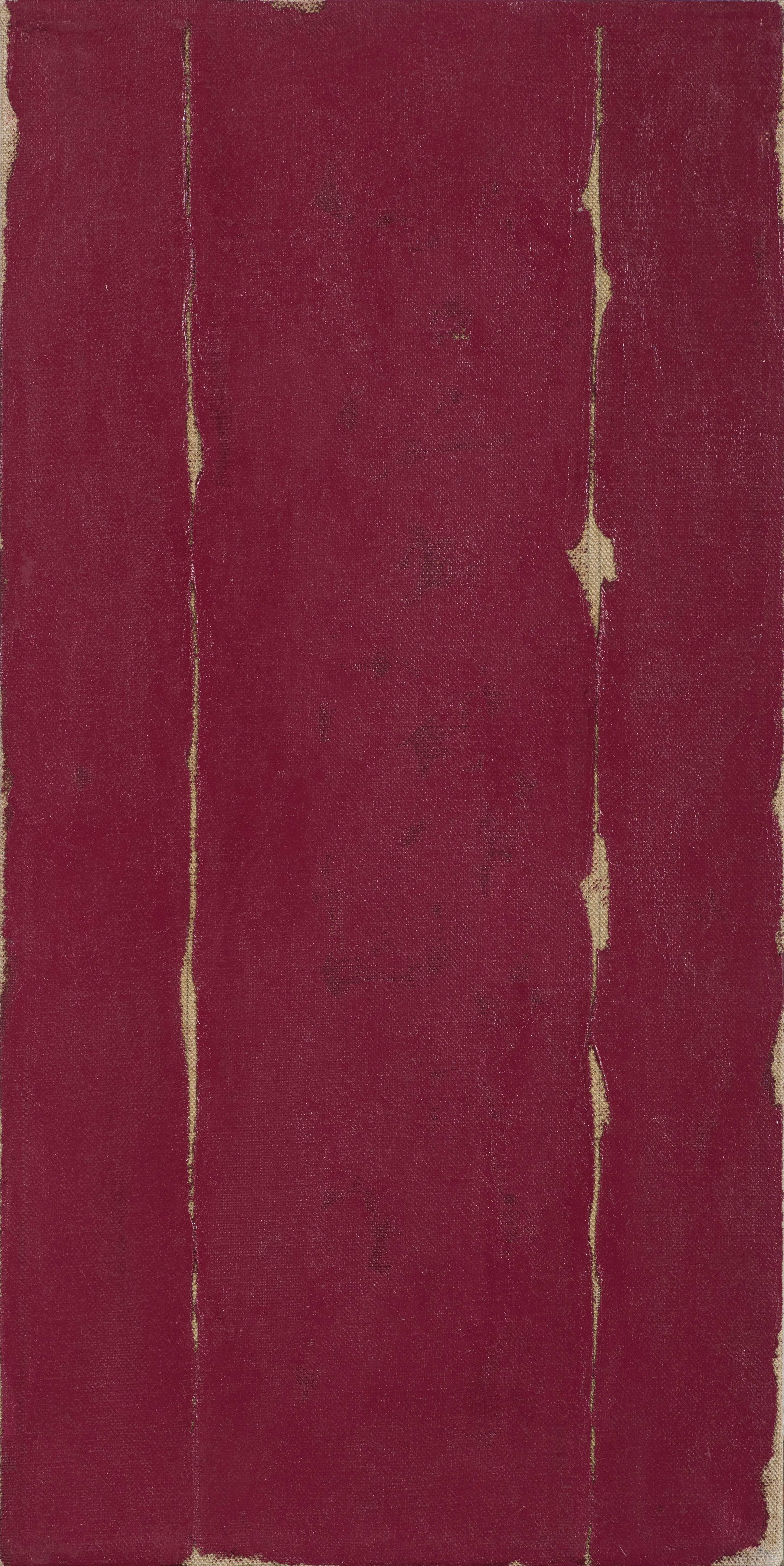 Mala Breuer Abstract Painting - Untitled Red (1979)