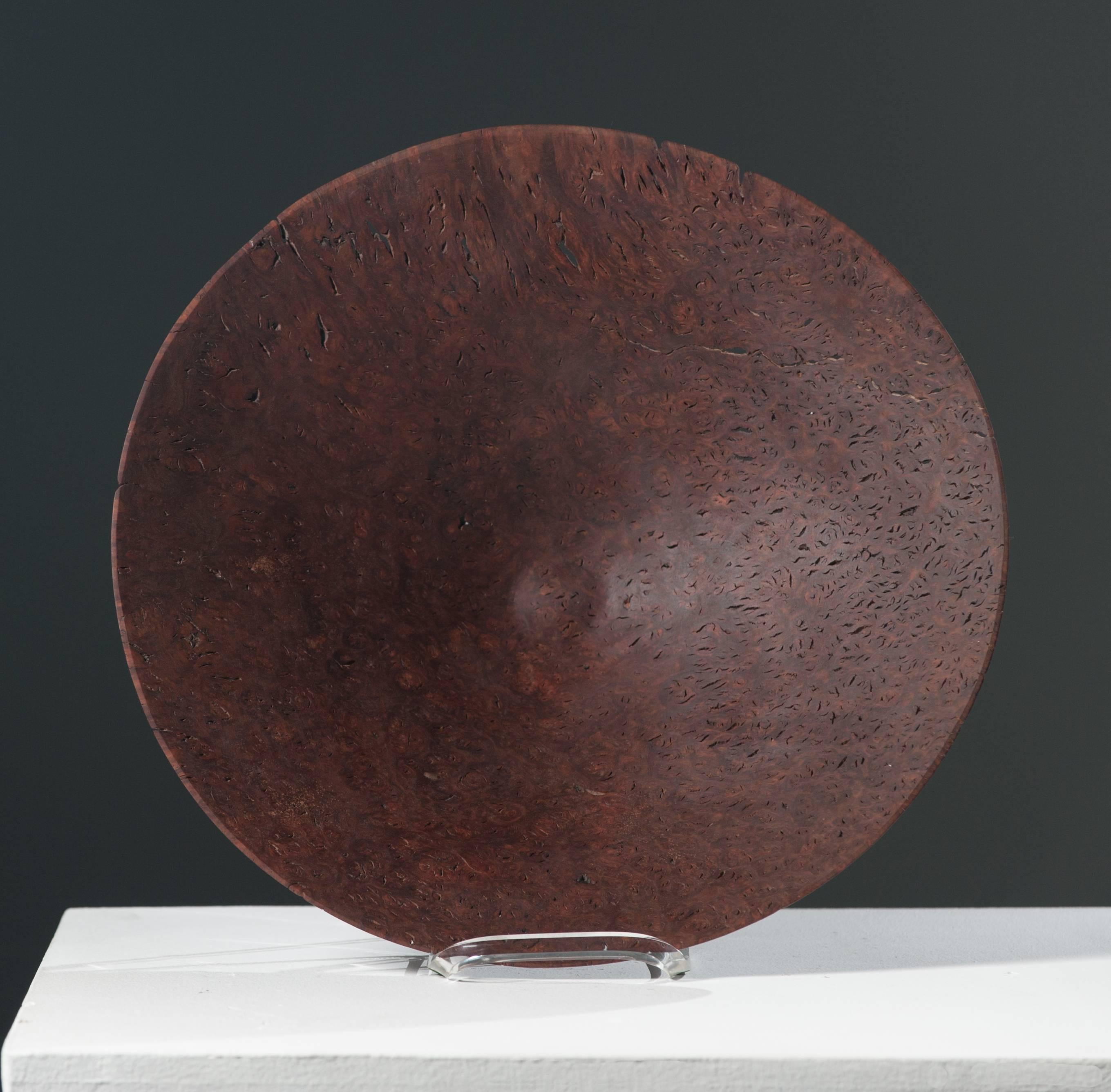 Anthony Bryant Abstract Sculpture - Jarrah Wood Bowl 