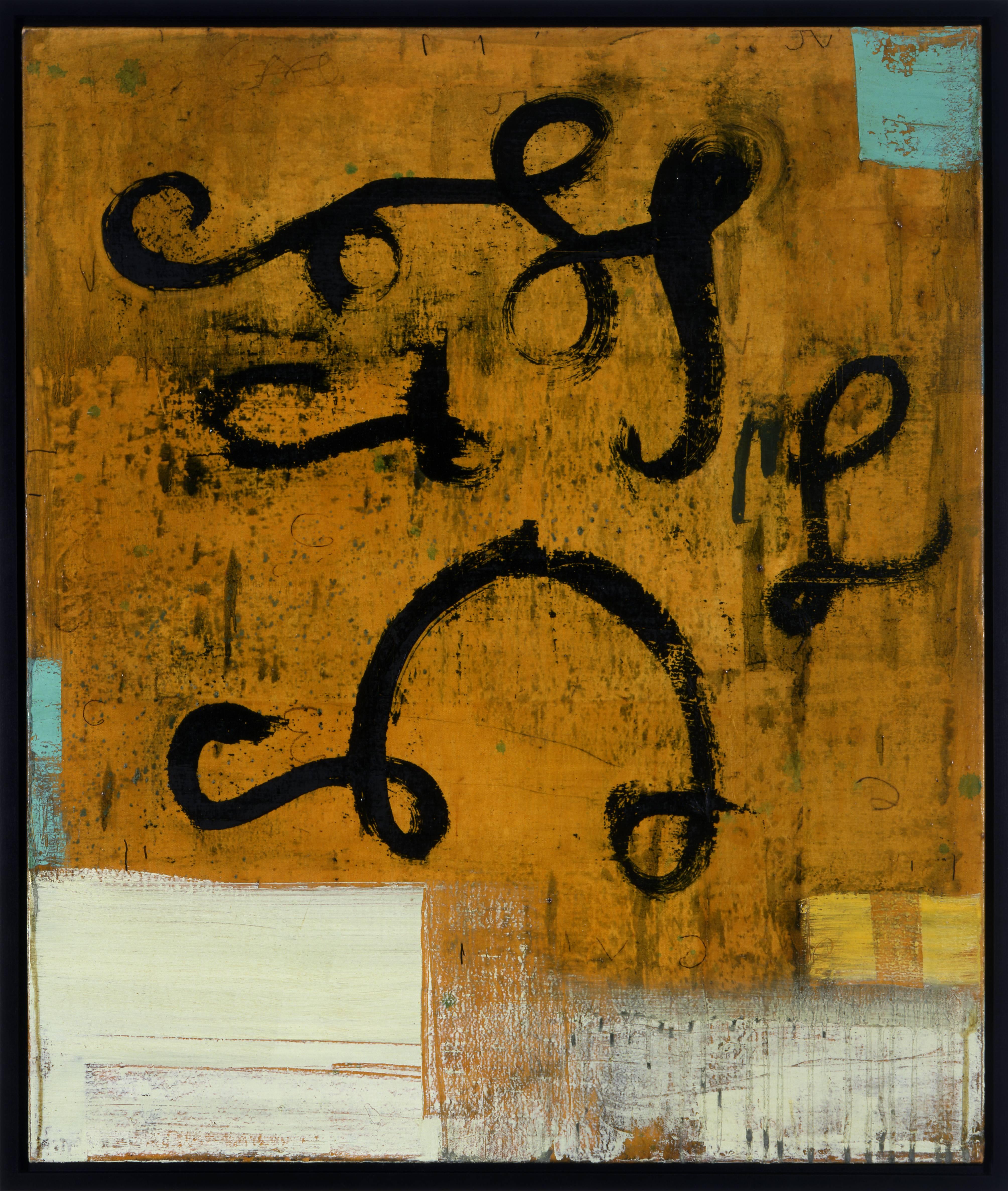 Robert Kelly Abstract Painting – Cairo Ledger III.