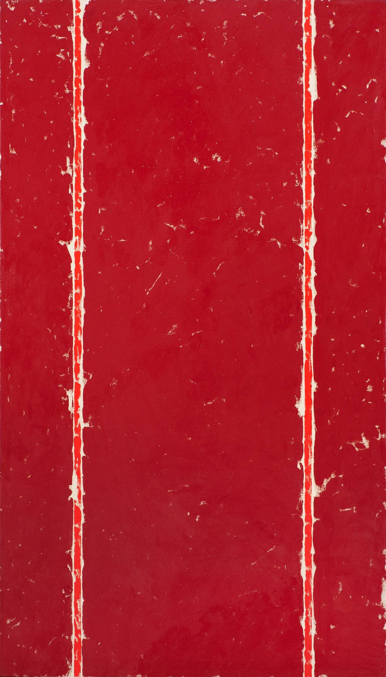 Mala Breuer Abstract Painting – 1979 (70x40)
