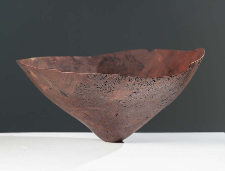 Anthony Bryant Abstract Sculpture - Jarra Wood Bowl