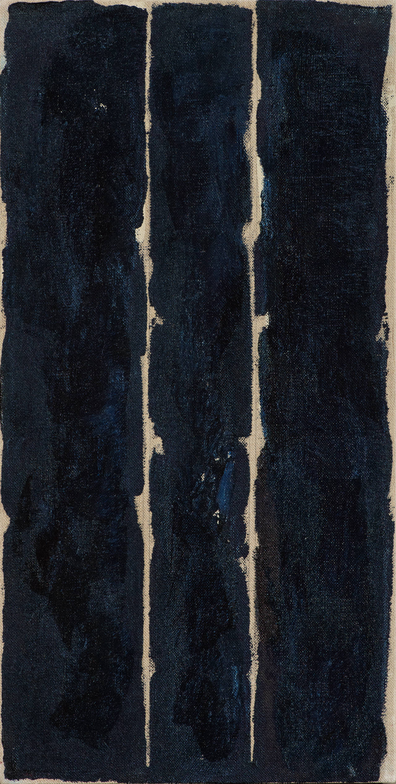Mala Breuer Abstract Painting - Untitled Black (1979)