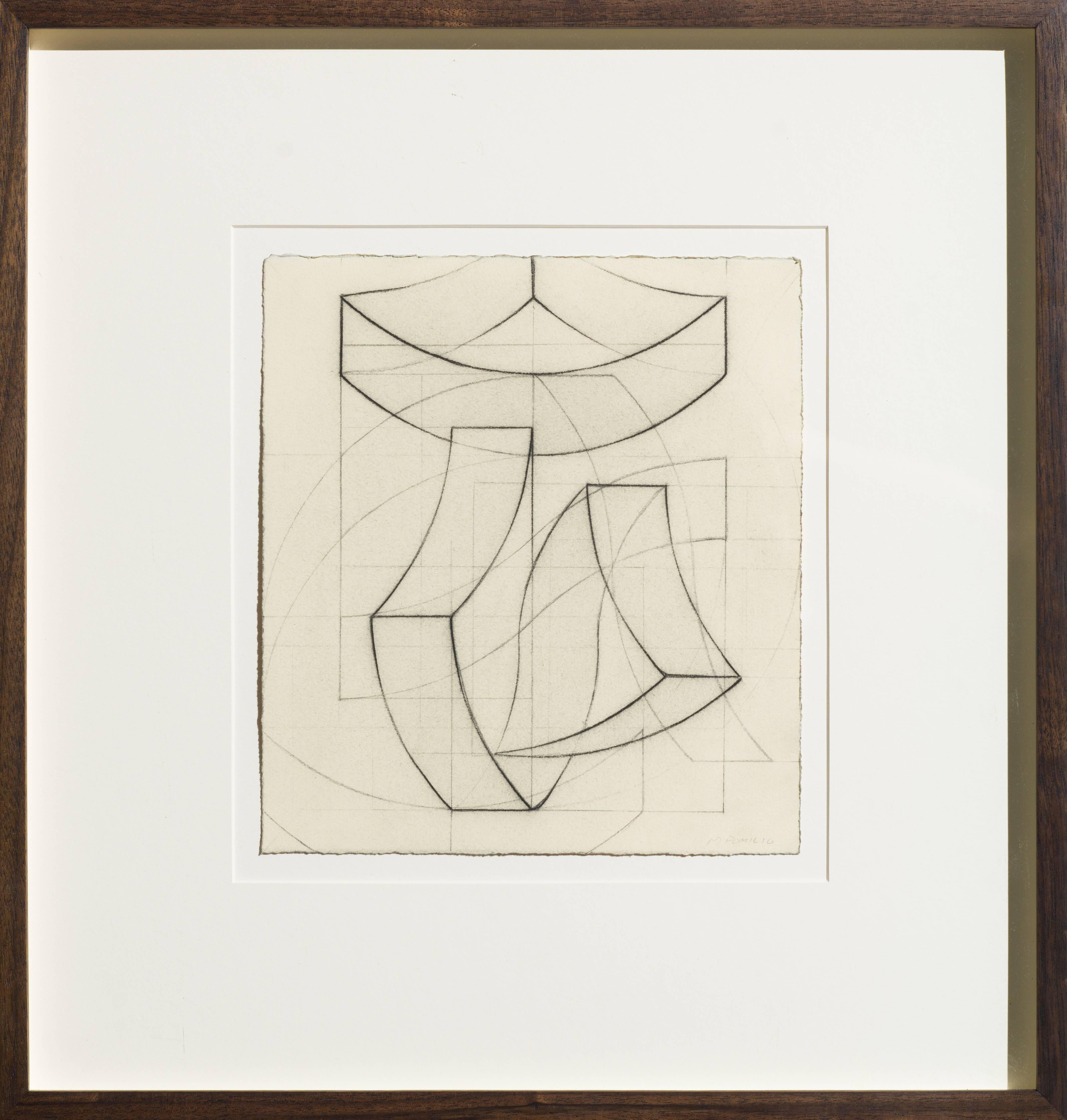 Mark Pomilio Abstract Drawing - Mobius XIV