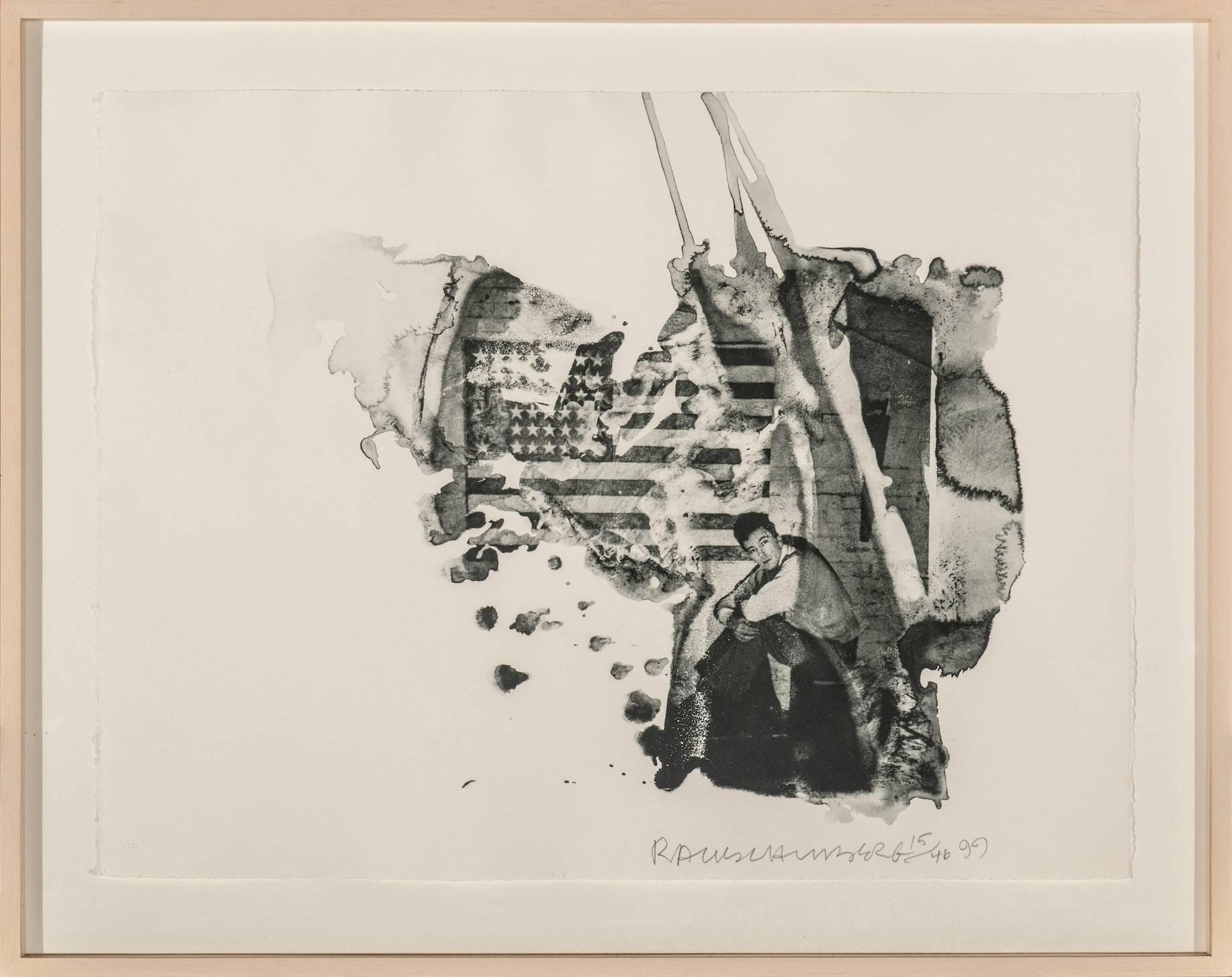 Robert Rauschenberg Figurative Print - JAP