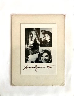 Signierte Ephemera für „Jacqueline Kennedy III“