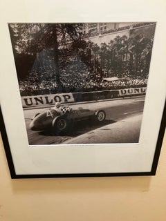 Jean Dieuzaide Photo of Juan Manuel Fangio in Maserati at 1949 Grand Prix de Pau