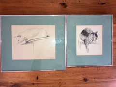 Pair of Cat Studies