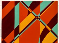 Hard-edge Abstract Geometric Painting