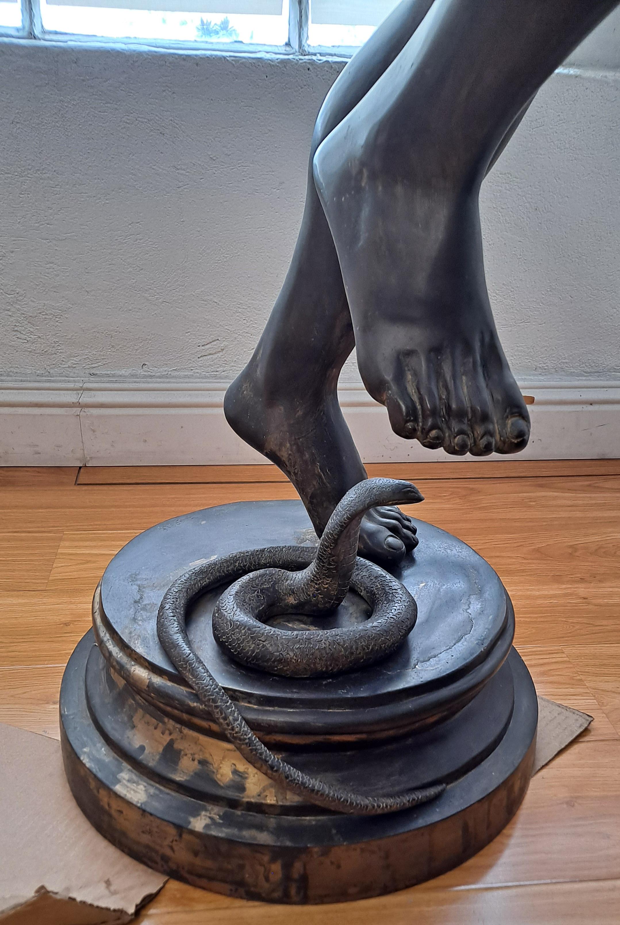 Life Size Bronze Sculpture by Julius Emil Epple C.1920 2