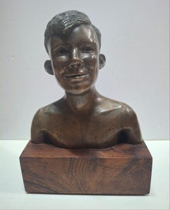 Rex Dietderich "Frank, Age 14" Original Bronze Sculpture
