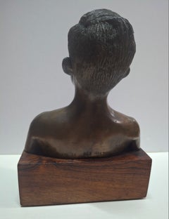 Rex Dietderich "Frank, Age 14" Original Bronze Sculpture