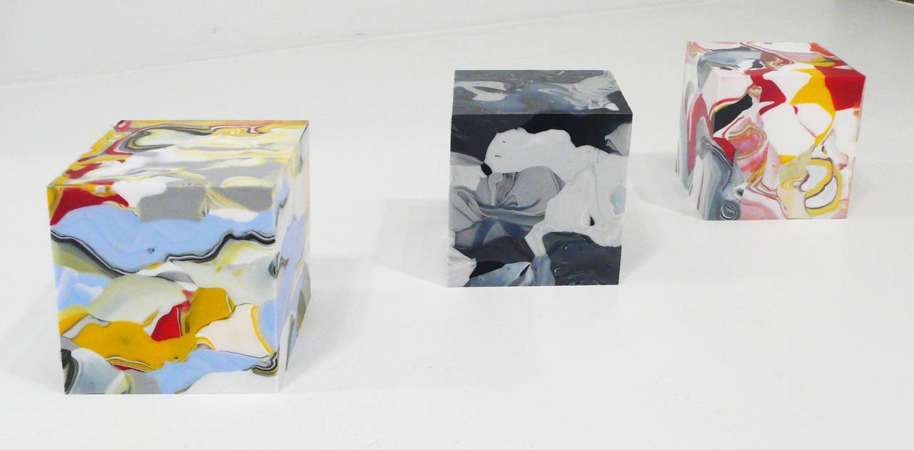 Mini-Cube, 13-6-3 - Sculpture by Matthias van Arkel