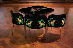 Pietre Dure, FUSION Table and Chairs, The Paradise Parrot 2