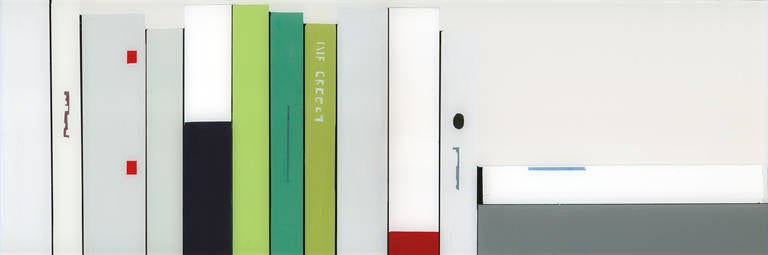 Maria Park Abstract Painting - Bookcase 12