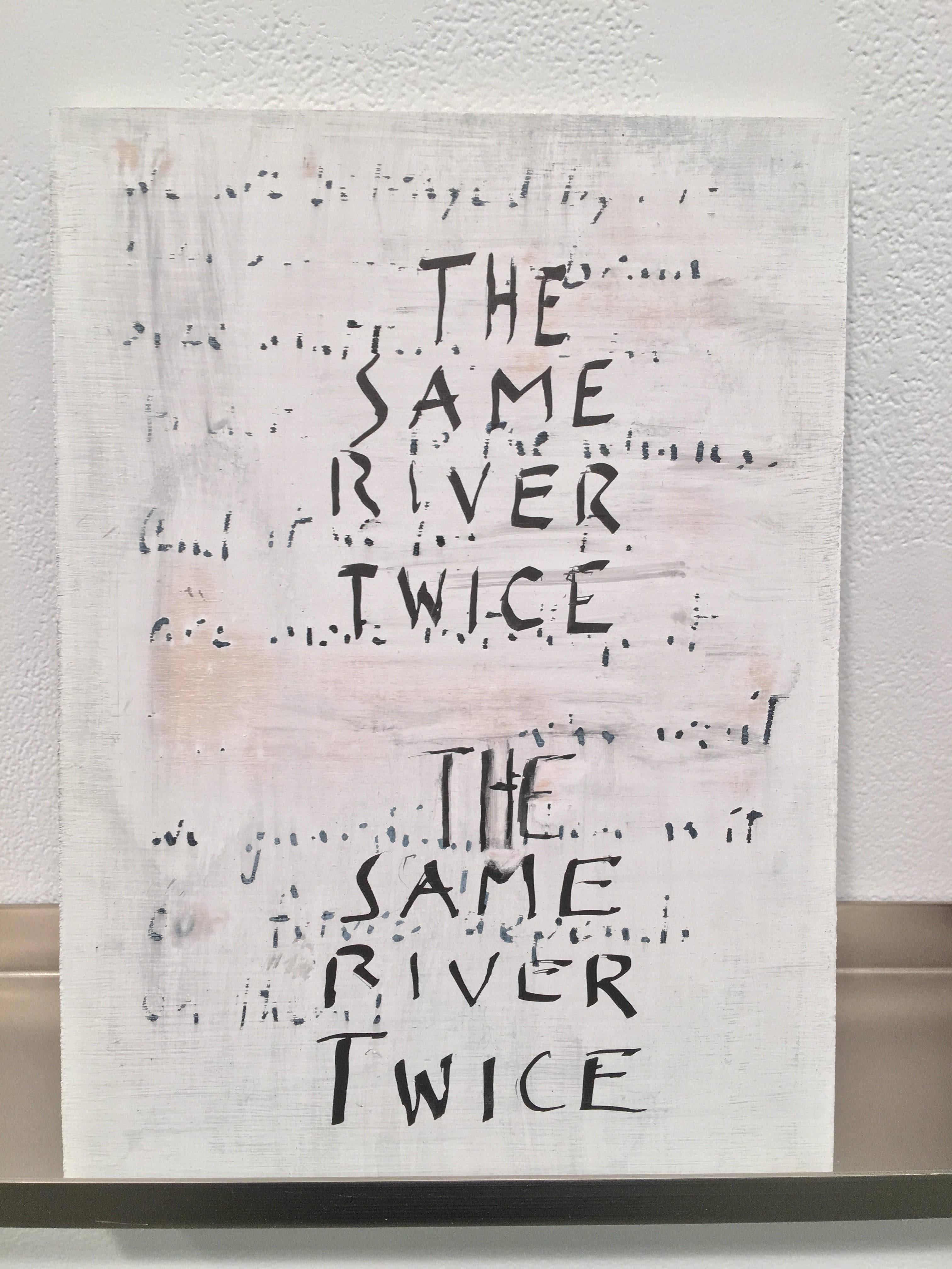 Ruth Greene Abstract Painting - The Same River Twice The Same River Twice