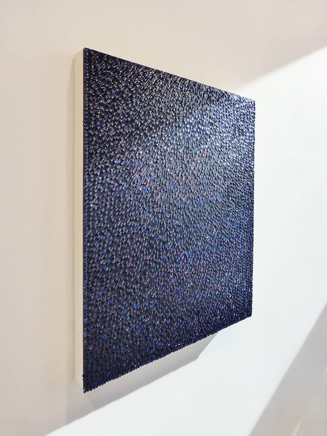 Variation de Mesalina Negra - Abstract Painting by Omar Chacon
