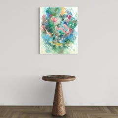 Petals II, Original Abstract Oil Painting, Colorful Textured Abstract, 30 x 24