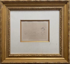 «Mujer desnuda tumbada (girada hacia la derecha)», segunda plancha