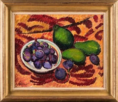 Vintage Still life with Avacodos and Figs 