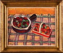 Vintage Still life with Strawberries
