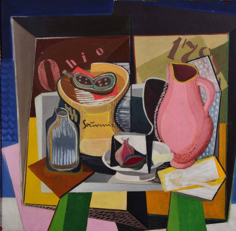 Alexander Nagel Abstract Painting - Abstract Still-Life