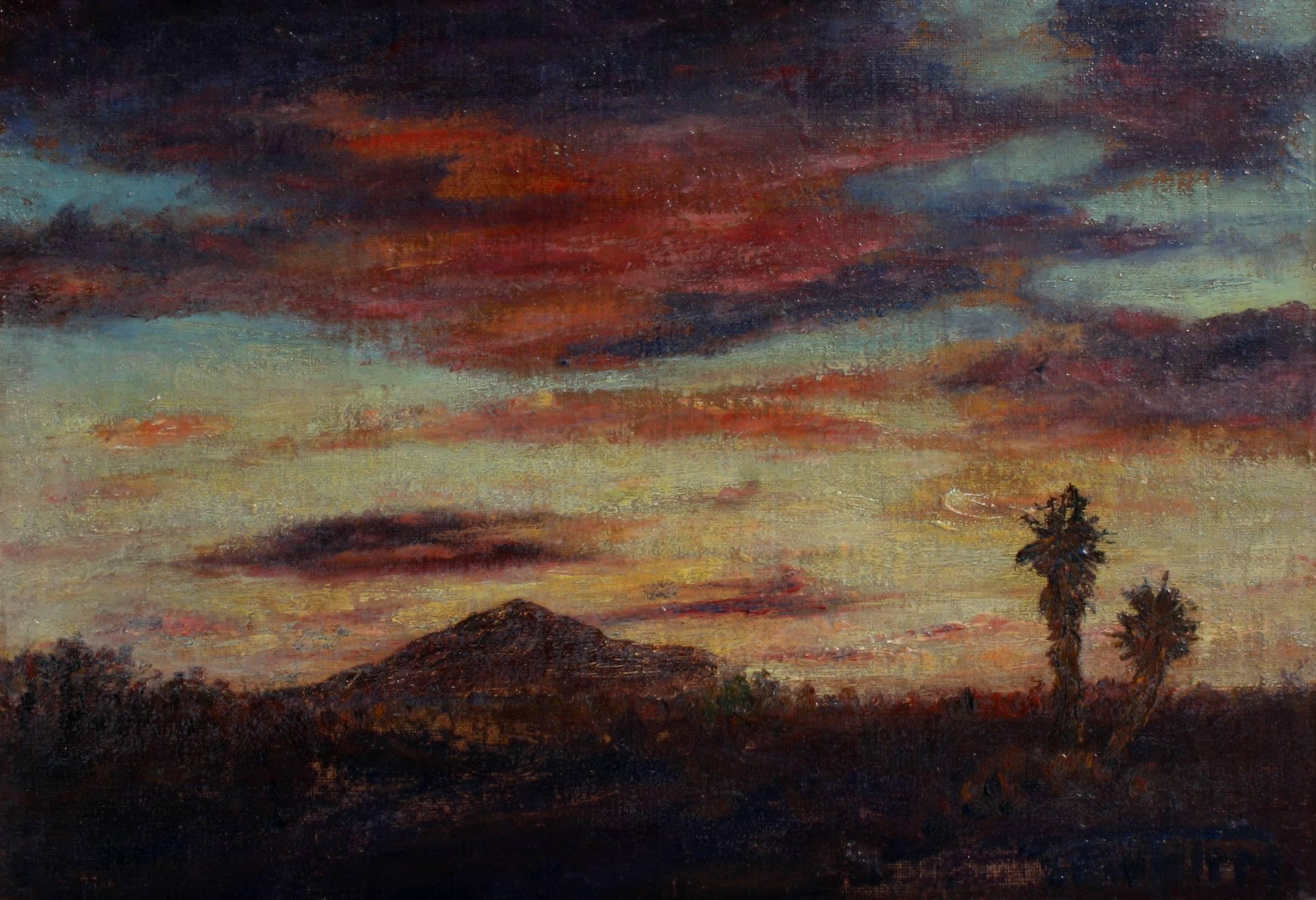 Unknown Landscape Painting - California Desert Landscape