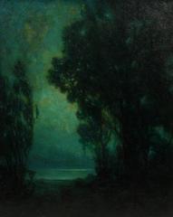 Nocturnal Landscape with Nymph