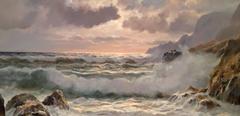 Large Modern Seascape Painting