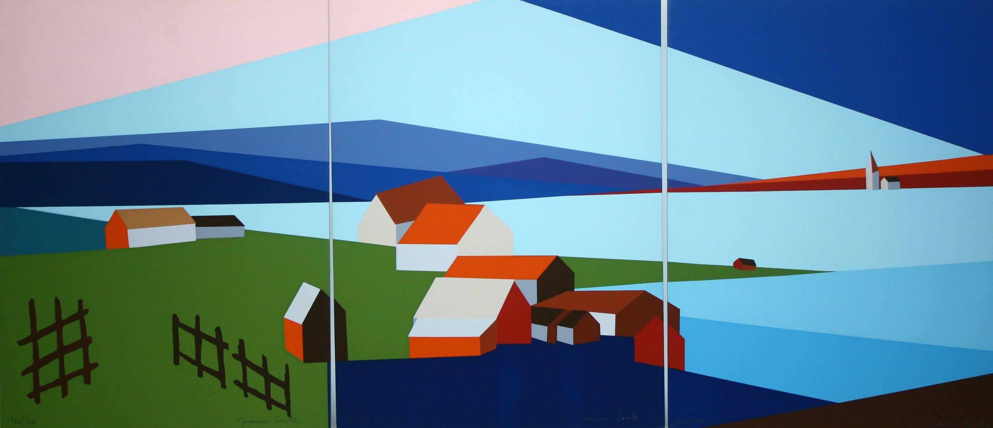 Franco Costa Landscape Print - Coming From Sweden No. 1