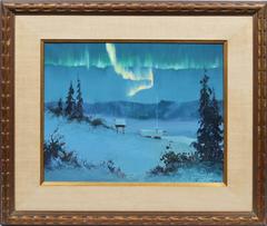 Auror Borealis, Alaskan Nocturnal View by Ellen Goodale 1934