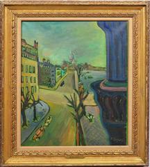 Paris School Modernist Street View circa 1930 Paris School Modernist Street View circa 1930