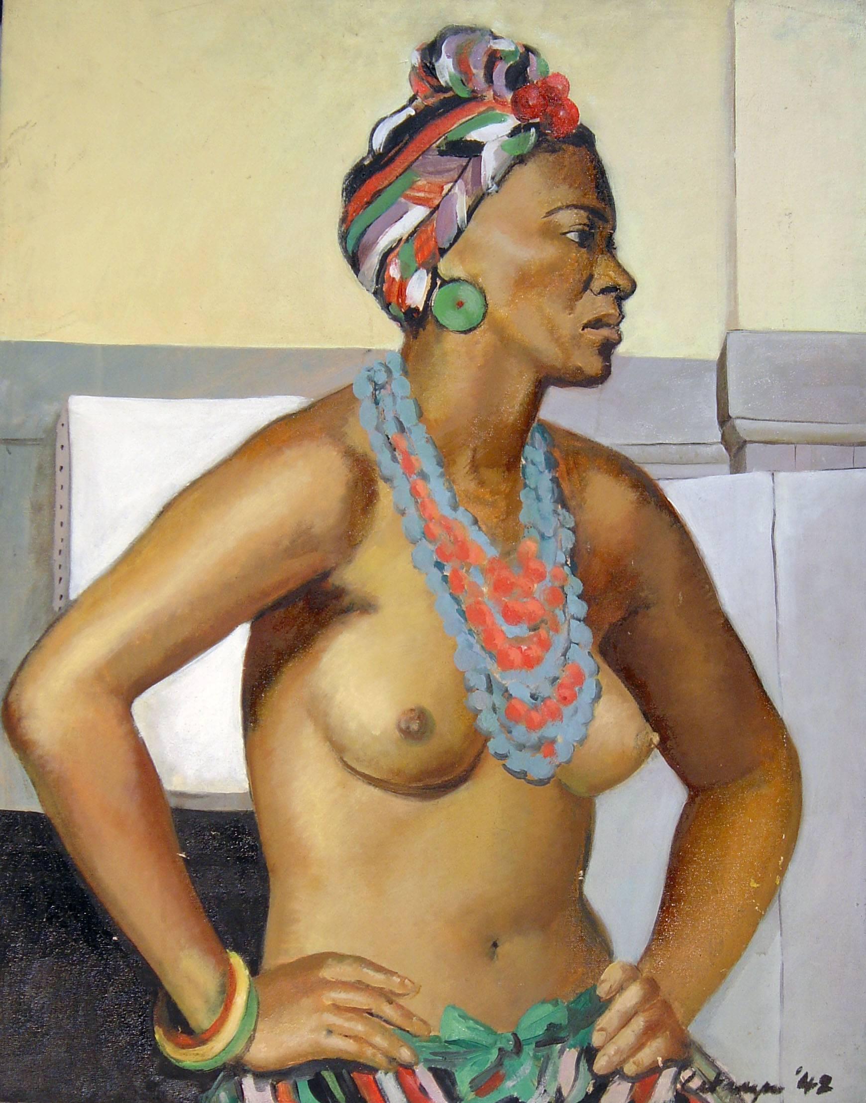 Catherine Koenig Nude Painting - Figure Study