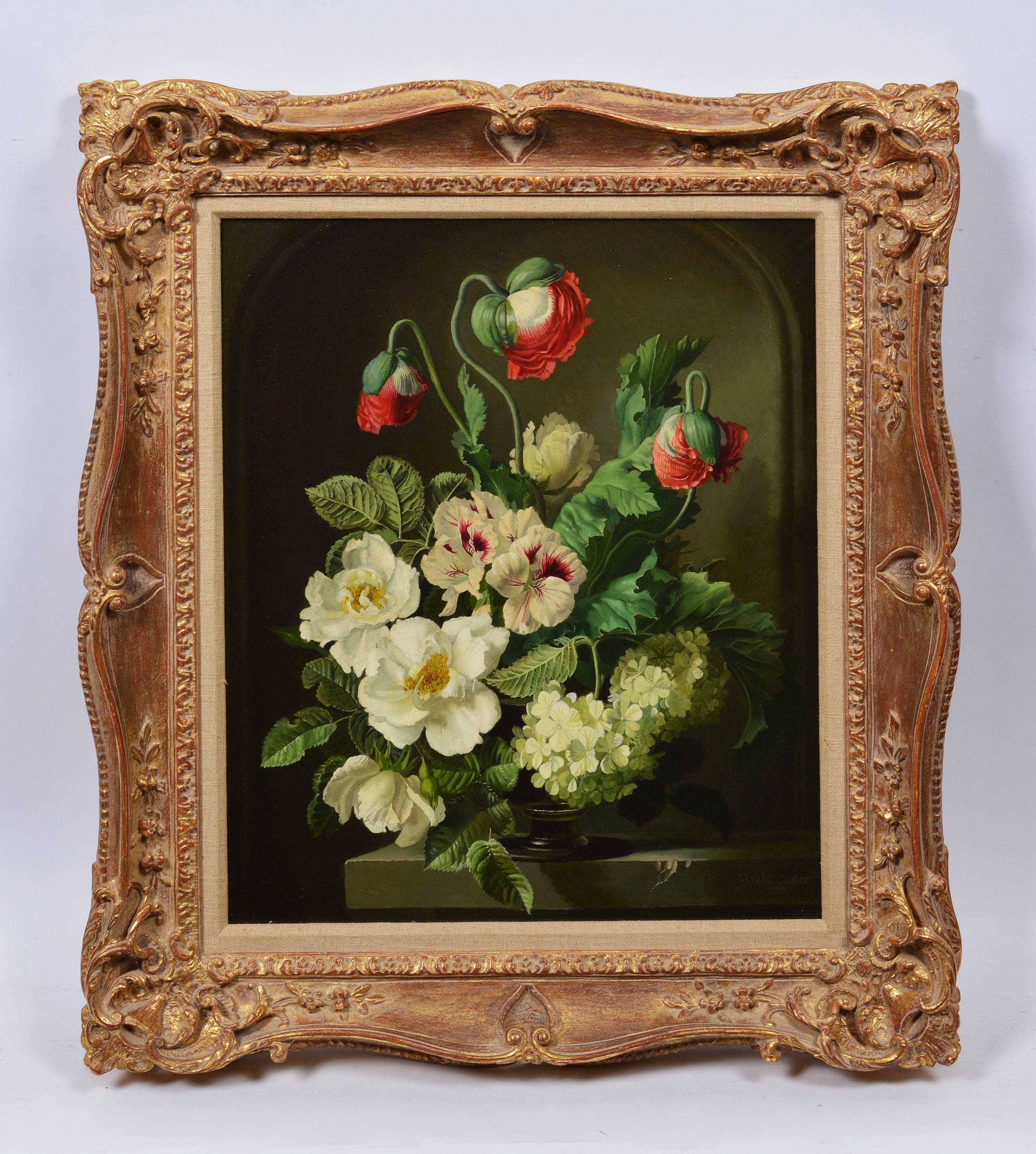 Flower Still Life - Painting by Gerald Cooper