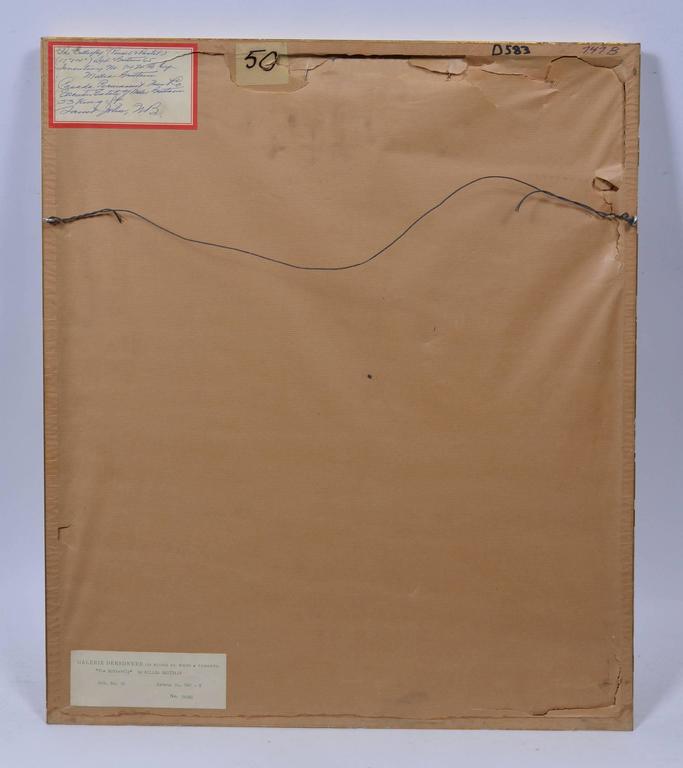 Miller Brittain Canadian Modernist Portrait, "The Butterfly" at