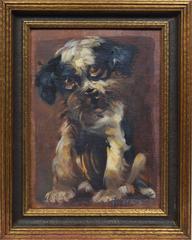 Thomas D. Beaumont - Seated Puppy by Thomas Beaumont Seated Puppy by Thomas Beaumont