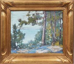 Canadian Impressionist Summer Beach Scene