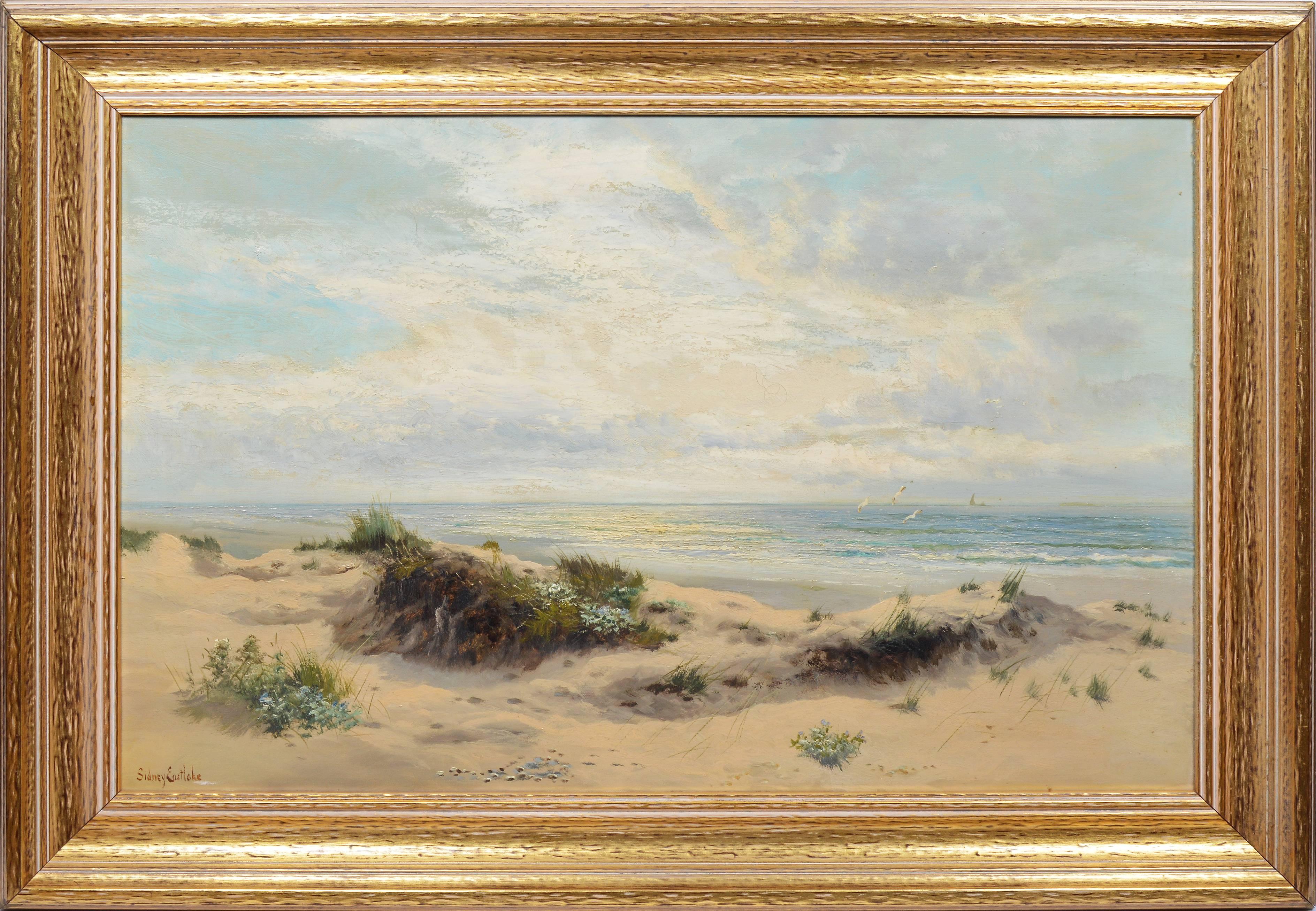 Sidney Eastlake Landscape Painting - Summer at the Beach