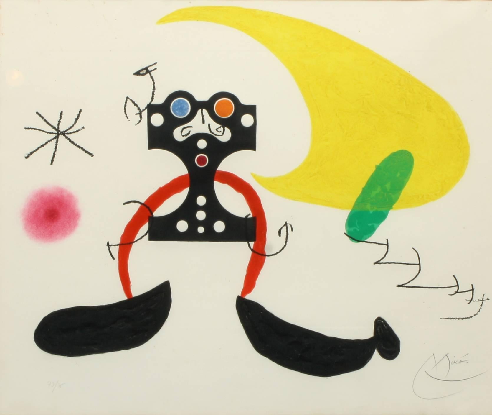 Joan Miró Abstract Print - Le Cosmonaute