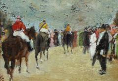 Polo Players on the Longchamp Promenande