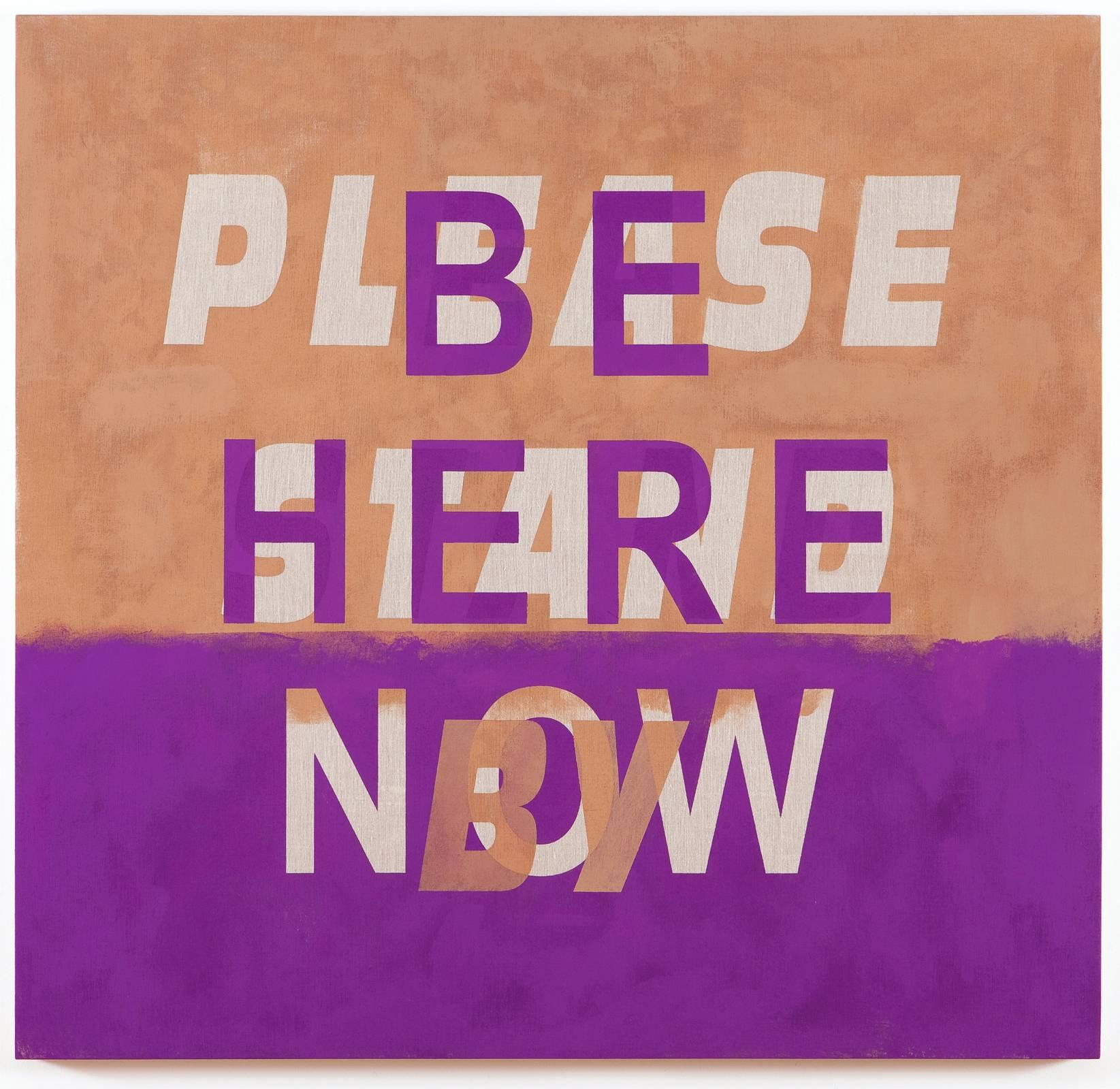 Eric Magnuson Abstract Painting - Be Here Now/Please Stand By