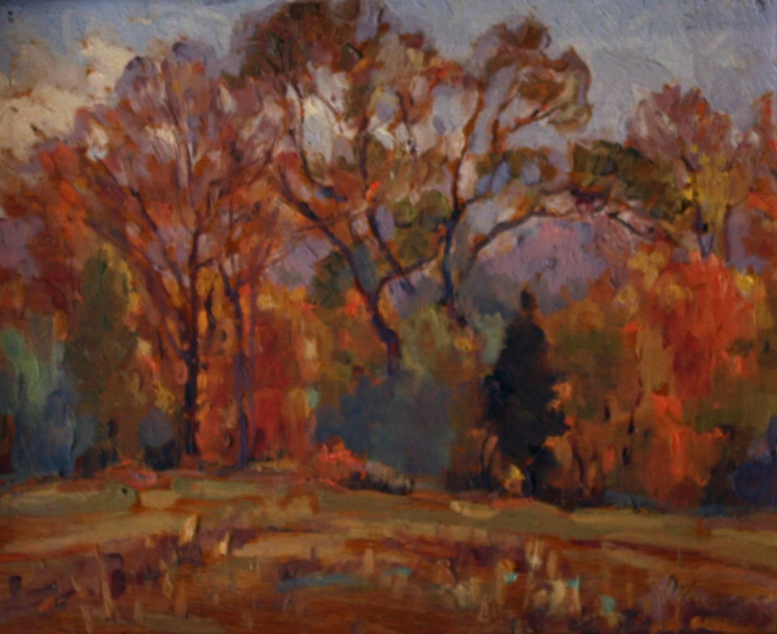 Landscape Painting Arthur Kowalski - Campagne de Florence