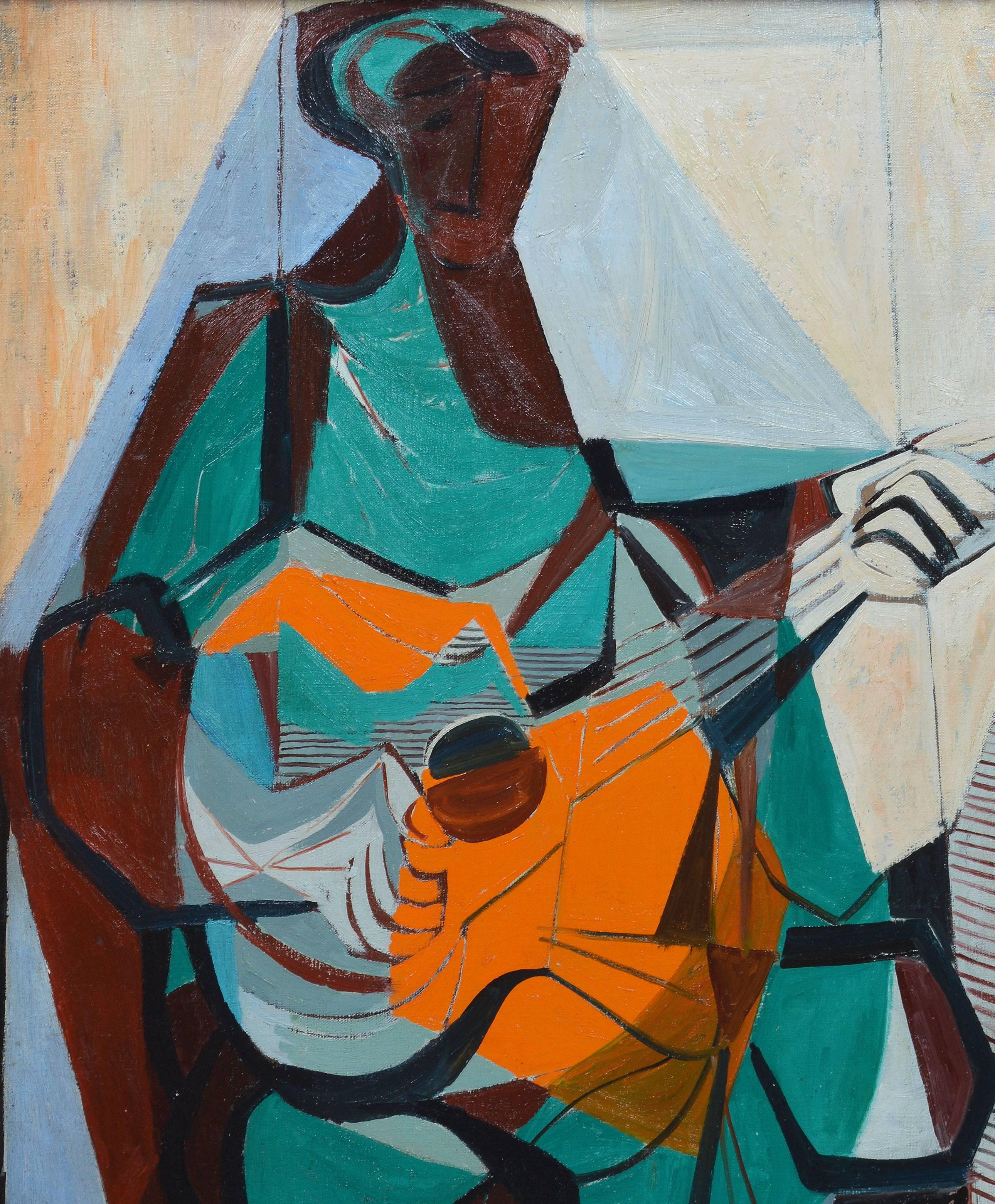 Modernist Musician Portrait by Richard Zoellner 2