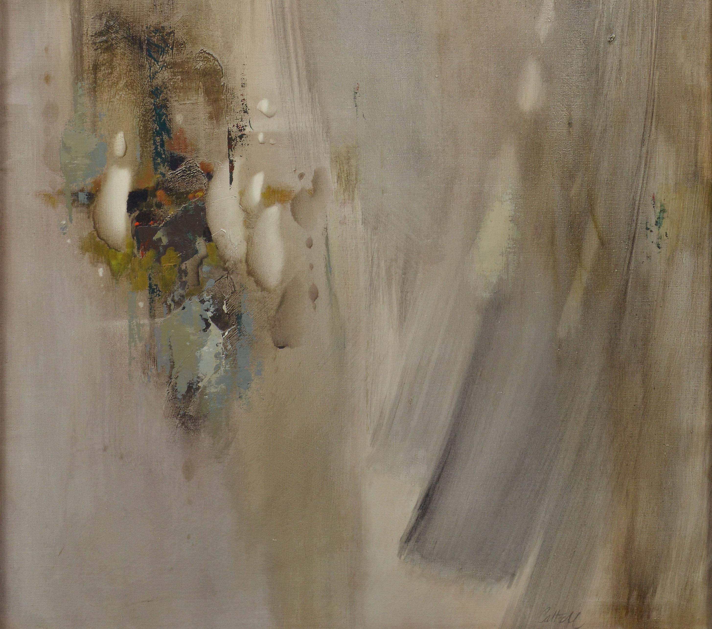 Abstract Expressionist - Brown Abstract Painting by Raymond Cattell