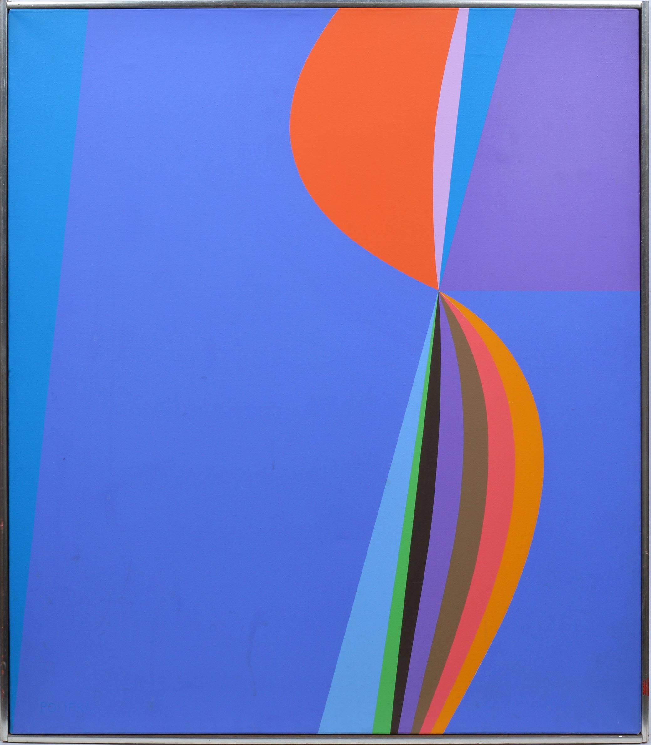 Op Art Abstract - Painting by Bernyce Polifka
