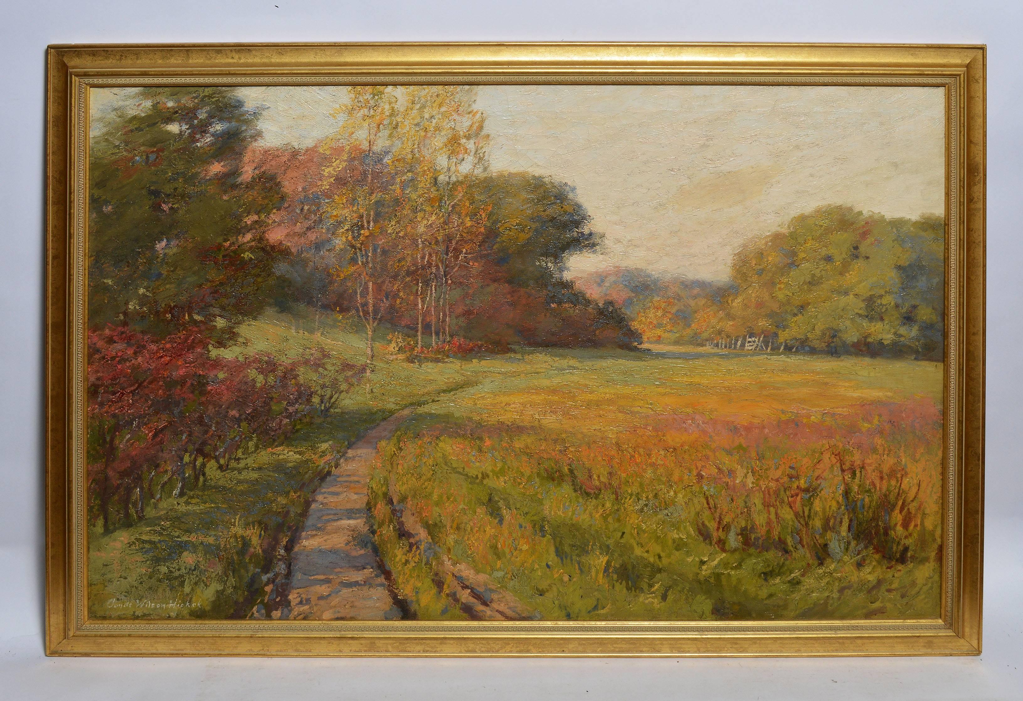 Early Fall Landscape - Painting by Conde Wilson Hickok